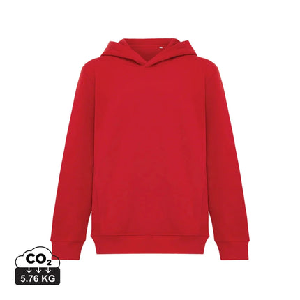 Kids recycled cotton hoodie with sidepockets - hospitality