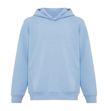 Kids recycled cotton hoodie with sidepockets - hospitality