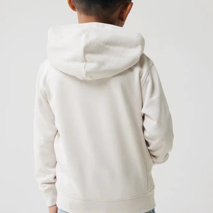 Kids recycled cotton hoodie with sidepockets - hospitality