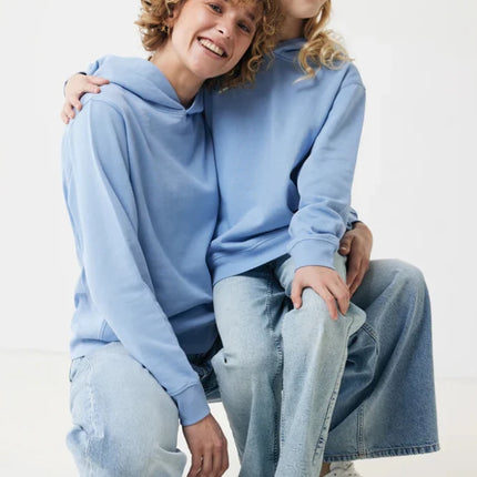 Kids recycled cotton hoodie with sidepockets - hospitality