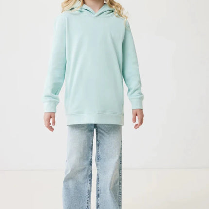 Kids recycled cotton hoodie with sidepockets - hospitality