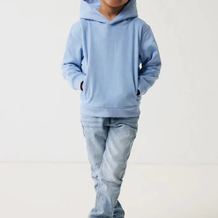 Kids recycled cotton hoodie with sidepockets - hospitality
