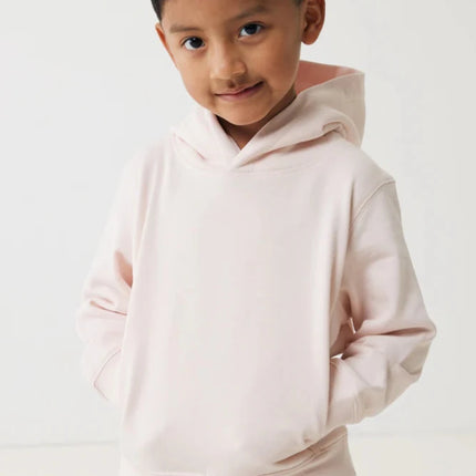 Kids recycled cotton hoodie with sidepockets - hospitality