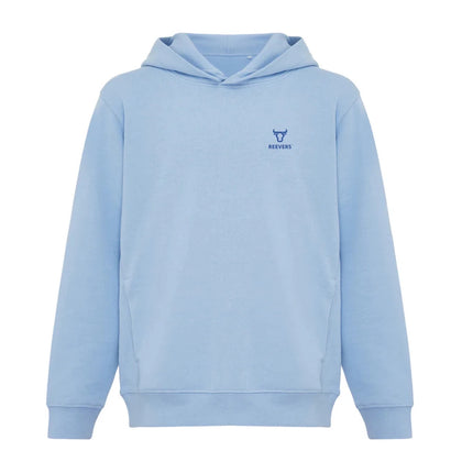 Kids recycled cotton hoodie with sidepockets - hospitality