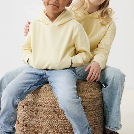 Kids recycled cotton hoodie with sidepockets - hospitality