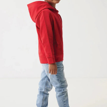 Kids recycled cotton hoodie with sidepockets - hospitality