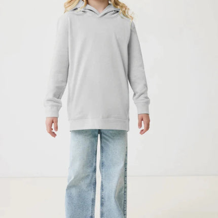 Kids recycled cotton hoodie with sidepockets - hospitality