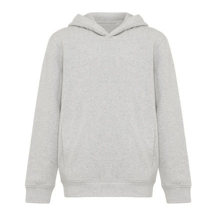 Kids recycled cotton hoodie with sidepockets - hospitality
