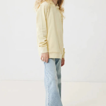 Kids recycled cotton hoodie with sidepockets - hospitality