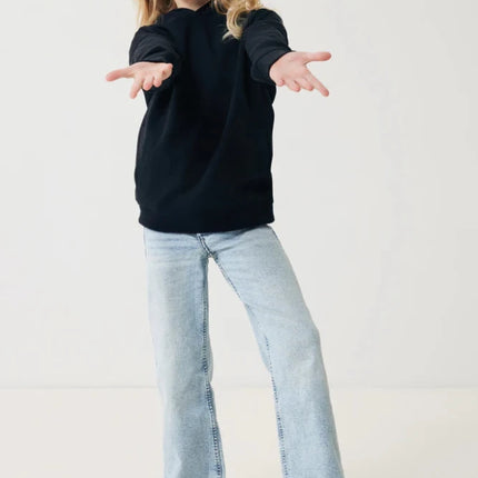 Kids recycled cotton hoodie with sidepockets - hospitality