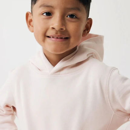 Kids recycled cotton hoodie with sidepockets - hospitality