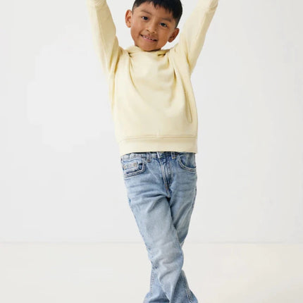 Kids recycled cotton hoodie with sidepockets - hospitality