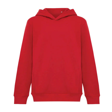 Kids recycled cotton hoodie with sidepockets - hospitality