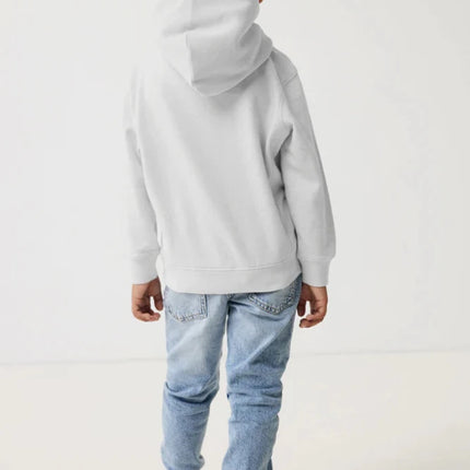 Kids recycled cotton hoodie with sidepockets - hospitality