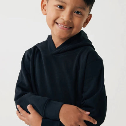 Kids recycled cotton hoodie with sidepockets - hospitality