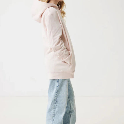 Kids recycled cotton hoodie with sidepockets - hospitality