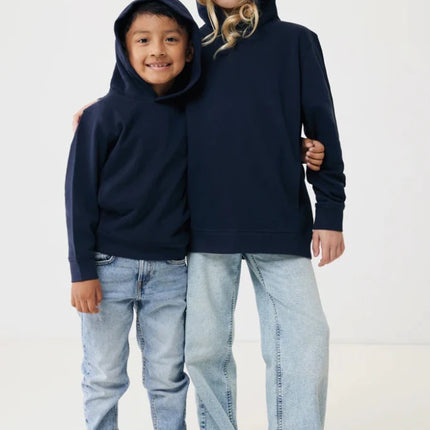 Kids recycled cotton hoodie with sidepockets - hospitality