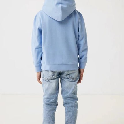 Kids recycled cotton hoodie with sidepockets - hospitality