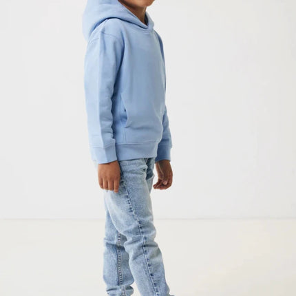 Kids recycled cotton hoodie with sidepockets - hospitality