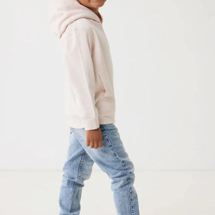 Kids recycled cotton hoodie with sidepockets - hospitality