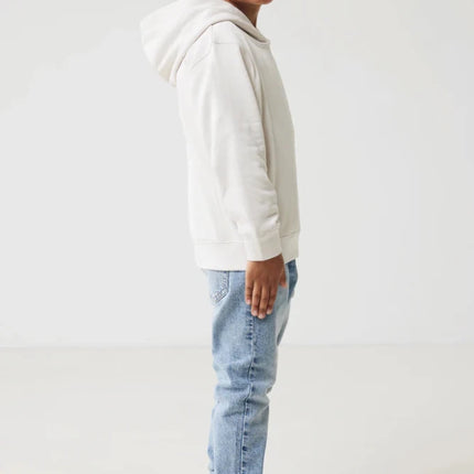 Kids recycled cotton hoodie with sidepockets - hospitality