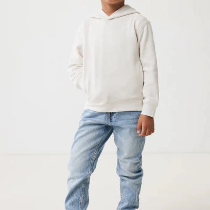 Kids recycled cotton hoodie with sidepockets - hospitality