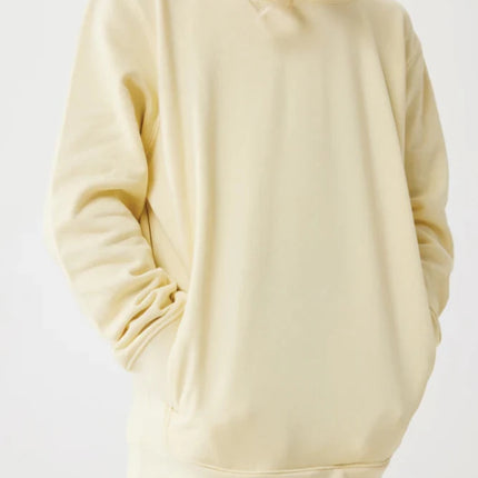 Kids recycled cotton hoodie with sidepockets - hospitality