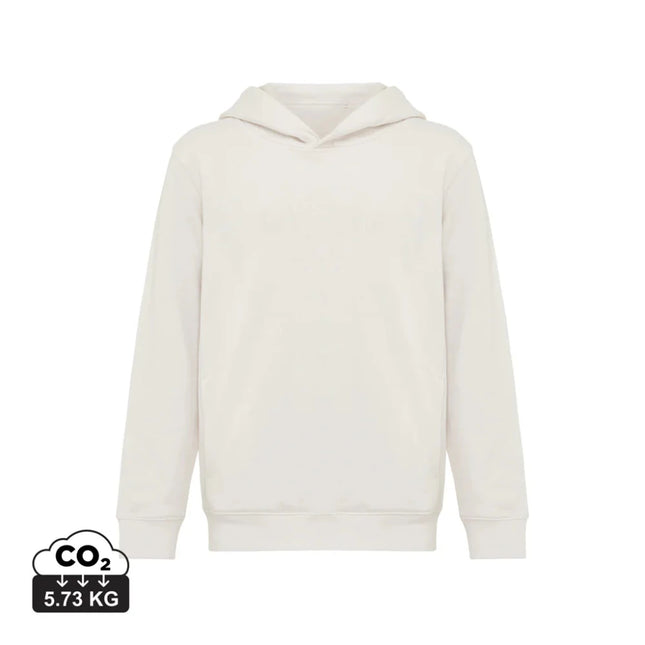 Kids recycled cotton hoodie with sidepockets - hospitality