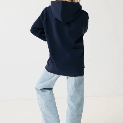 Kids recycled cotton hoodie with sidepockets - hospitality