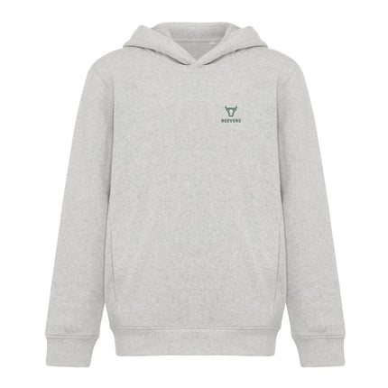 Kids recycled cotton hoodie with sidepockets - hospitality