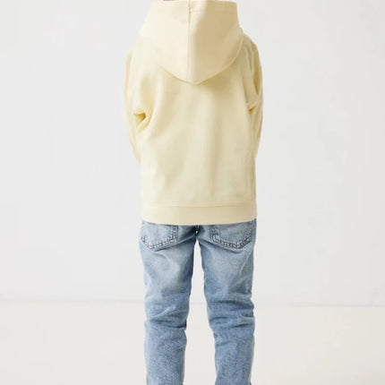 Kids recycled cotton hoodie with sidepockets - hospitality