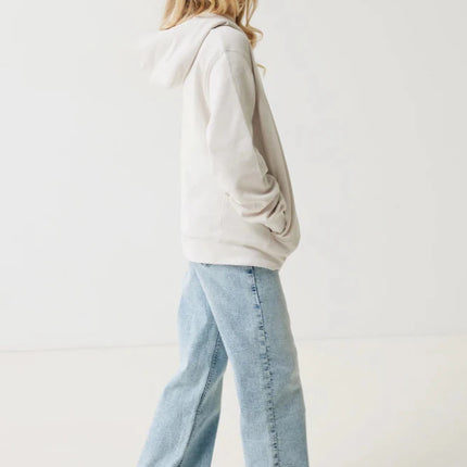 Kids recycled cotton hoodie with sidepockets - hospitality
