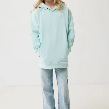 Kids recycled cotton hoodie with sidepockets - hospitality