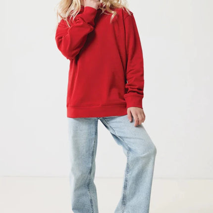 Kids recycled cotton hoodie with sidepockets - hospitality