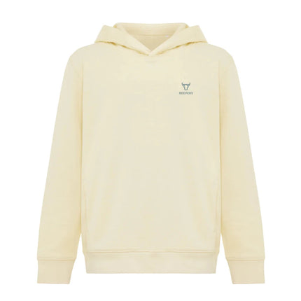 Kids recycled cotton hoodie with sidepockets - hospitality