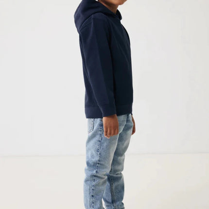 Kids recycled cotton hoodie with sidepockets - hospitality
