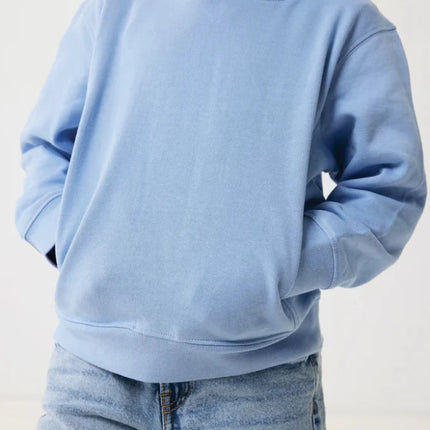 Kids recycled cotton hoodie with sidepockets - hospitality