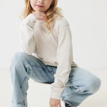 Kids recycled cotton hoodie with sidepockets - hospitality