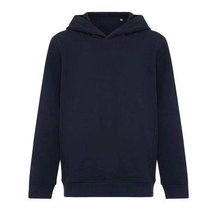 Kids recycled cotton hoodie with sidepockets - hospitality