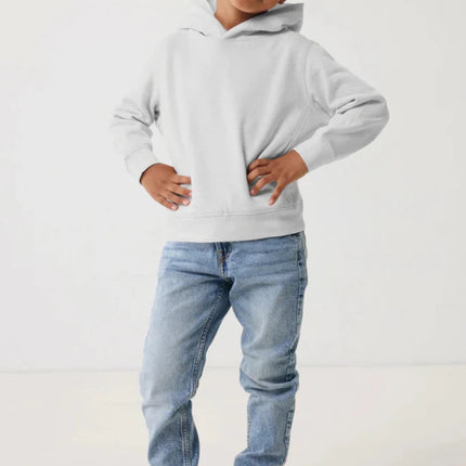 Kids recycled cotton hoodie with sidepockets - hospitality