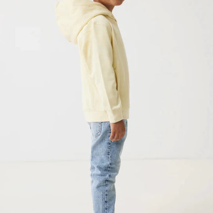 Kids recycled cotton hoodie with sidepockets - hospitality