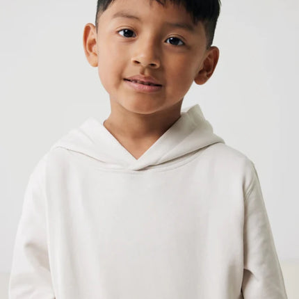 Kids recycled cotton hoodie with sidepockets - hospitality