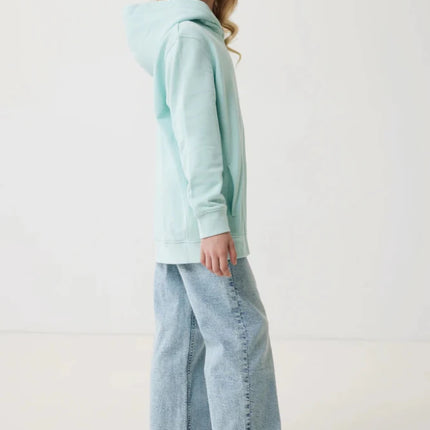 Kids recycled cotton hoodie with sidepockets - hospitality