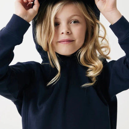 Kids recycled cotton hoodie with sidepockets - hospitality