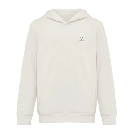 Kids recycled cotton hoodie with sidepockets - hospitality