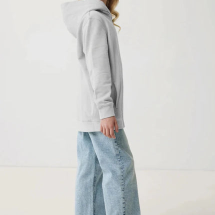Kids recycled cotton hoodie with sidepockets - hospitality