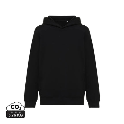Kids recycled cotton hoodie with sidepockets - hospitality
