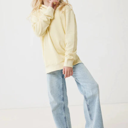 Kids recycled cotton hoodie with sidepockets - hospitality