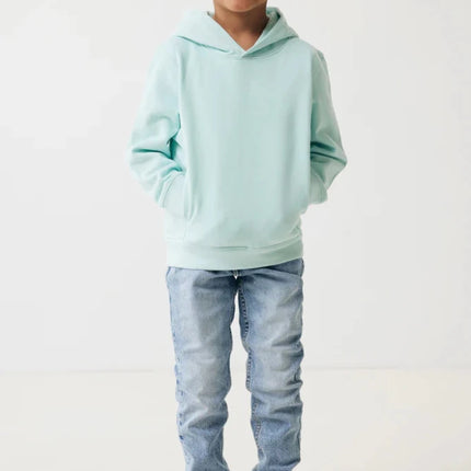 Kids recycled cotton hoodie with sidepockets - hospitality