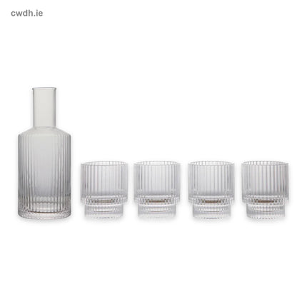 'Employee of the Month' Kit – Hand-Blown Crystal Carafe and Handcrafted Crystal Tumbler Set | Hospitality Trade Pack – what is in the kit